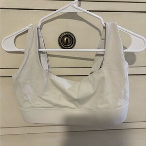 Monday Swimwear White Sports Bra